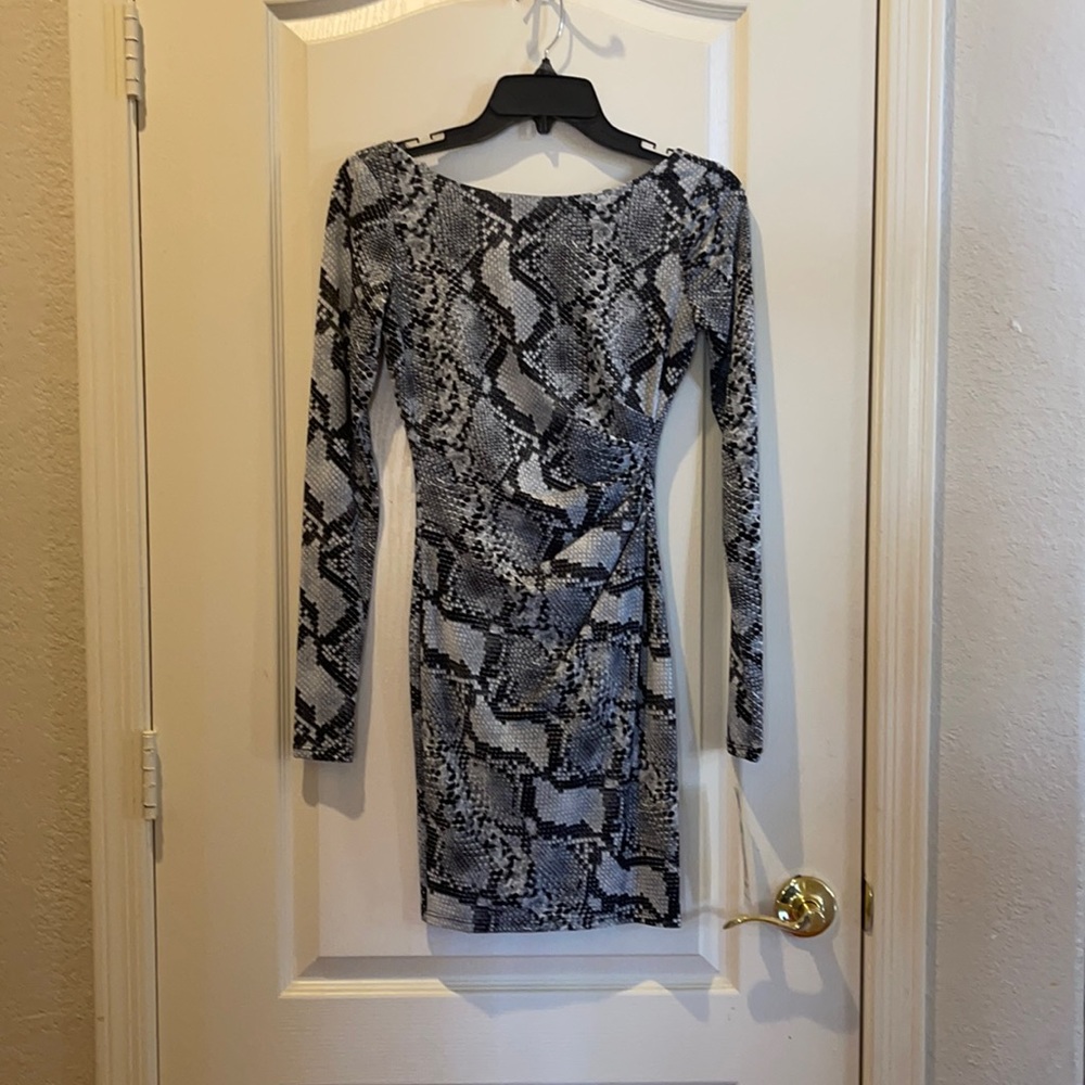 Beautiful Dress snake print